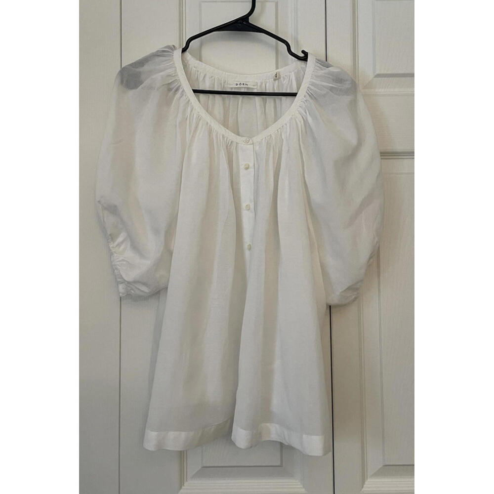 $168 Doen White June Top XXL - Picture 3 of 7